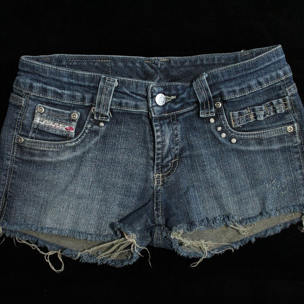 Vintage Low Rise Angel Blue Shorts